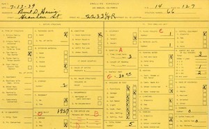 WPA household census for 2233 GRANDEN, Los Angeles