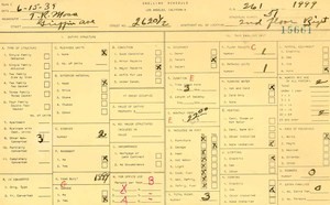 WPA household census for 2620 GRIFFIN, Los Angeles