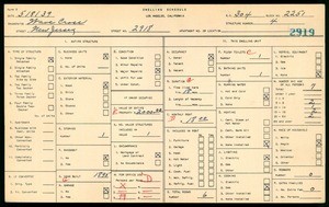 WPA household census for 2918 NEW JERSEY, Los Angeles