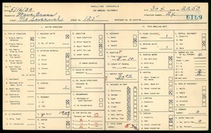 WPA household census for 125 NO SAVANNAH, Los Angeles