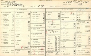WPA household census for 1229 E 42ND PLACE, Los Angeles County