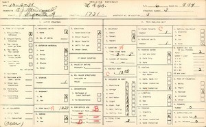 WPA household census for 1731 BEQUETTE STREET, Los Angeles County