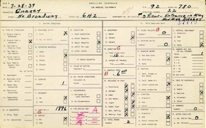 WPA household census for 642 N BROADWAY, Los Angeles