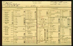 WPA household census for 614 1/2 W 57TH ST, Los Angeles County