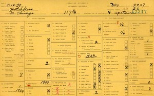 WPA household census for 117 N CHICAGO ST, Los Angeles