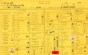 WPA household census for 612 W 4TH, Los Angeles