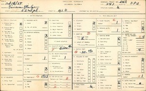WPA household census for 410 52ND PLACE, Los Angeles County