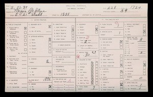 WPA household census for 1335 E 21ST ST, Los Angeles