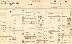 WPA household census for 2902 IDELL, Los Angeles
