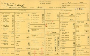 WPA household census for 626 CORONADO TERR, Los Angeles