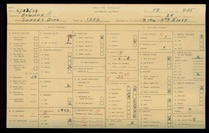 WPA household census for 1353 SUNSET BLVD, Los Angeles