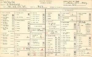 WPA household census for 853 WEST 65TH STREET, Los Angeles County