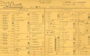 WPA household census for 211 N CUMMINGS, Los Angeles
