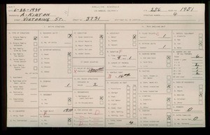 WPA household census for 3731 VICTORINE STREET, Los Angeles