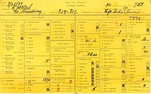 WPA household census for 819 N BROADWAY, Los Angeles