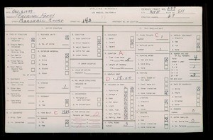 WPA household census for 143 MARSHALL COURT, Los Angeles County