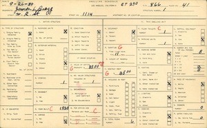WPA household census for 1114 WEST R STREET, Los Angeles County