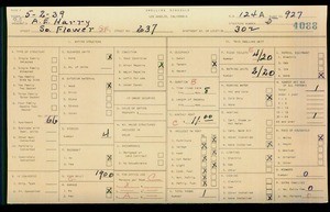 WPA household census for 237 S FLOWER, Los Angeles