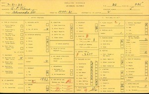 WPA household census for 1029-31 ALVARADO STREET, Los Angeles