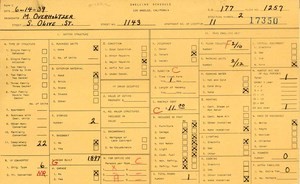WPA household census for 1143 S OLIVE, Los Angeles