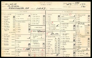 WPA household census for 10757 WESTMINSTER AVE, Los Angeles County