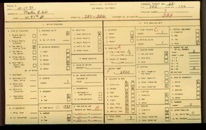 WPA household census for 324 W 97TH STREET, Los Angeles County