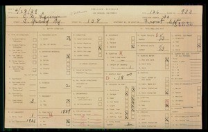 WPA household census for 108 S GRAND AVENUE, Los Angeles