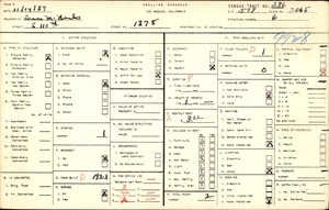 WPA household census for 1378 E 111 ST, Los Angeles County