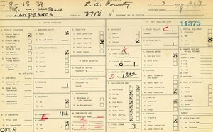 WPA household census for 3718 LANFRANCO