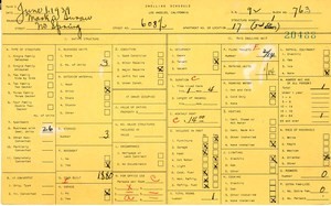 WPA household census for 608 N SPRING, Los Angeles