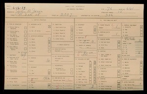 WPA household census for 2007 W 3RD ST, Los Angeles