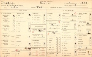 WPA household census for 425 West 2nd Street, Los Angeles County
