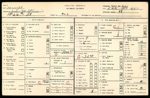 WPA household census for 903 WEST 66TH STREET, Los Angeles County