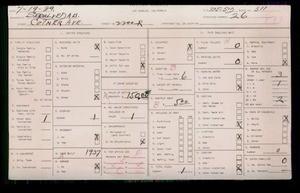 WPA household census for 2200 COTNER, Los Angeles