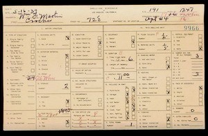 WPA household census for 728 CROCKER, Los Angeles