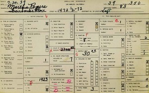 WPA household census for 1472 FAIRBANKS, Los Angeles