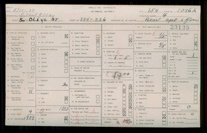 WPA household census for 344 S OLIVE STREET, Los Angeles