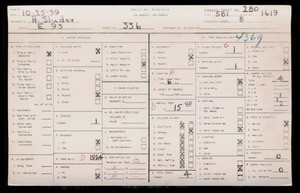 WPA household census for 336 E 93RD STREET, Los Angeles County