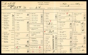 WPA household census for 612 EAST 28TH STREET, Los Angeles