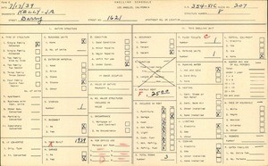 WPA household census for 1621 BARRY AVE, Los Angeles