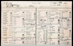WPA household census for 952 W 17TH, Los Angeles County