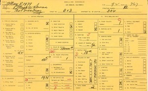 WPA household census for 323 N BROADWAY, Los Angeles