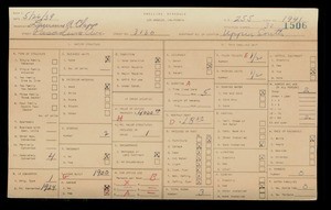 WPA household census for 3130 PASADENA AVE, Los Angeles