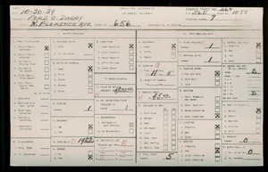 WPA household census for 656 W FLORENCE AVE, Los Angeles County