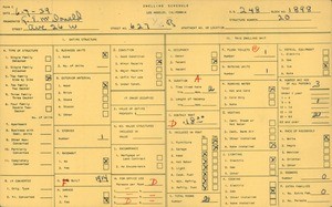 WPA household census for 627 W AVENUE 26, Los Angeles