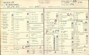 WPA household census for 115 WEST 54TH STREET, Los Angeles County