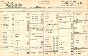 WPA household census for 2032 WEST 85TH STREET, Los Angeles County