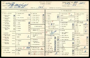 WPA household census for 125 WEST 113TH STREET, Los Angeles County