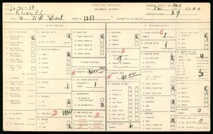 WPA household census for 1351 WEST 71ST STREET, Los Angeles County