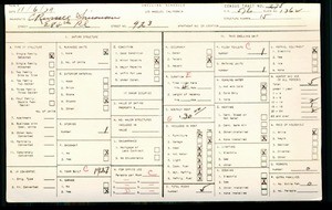 WPA household census for 923 E 84TH PLACE, Los Angeles County